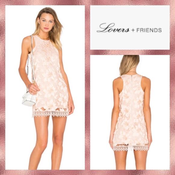 NWT MSRP $168 Lovers + Friends Caspian Shift Dress Women's Size Large - Picture 1 of 9